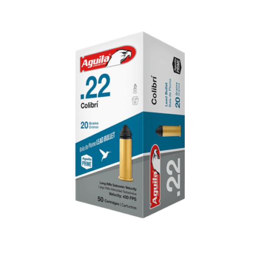 AGUILA 22LR AMMUNITION QUIET COLIBRI 500 Rds