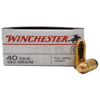 WINCHESTER 40 S&W AMMUNITION BRASS 500 ROUNDS