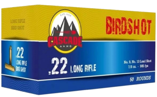 CASCADE AMMO 22 LONG RIFLE AMMUNITION 500 RDS